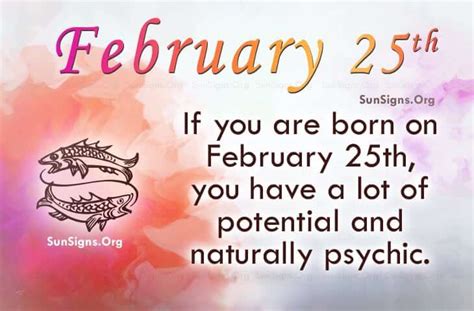 born february 25